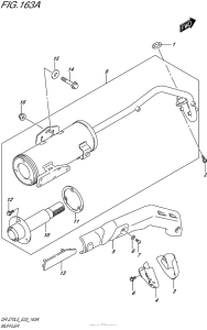 DR-Z70 Глушитель