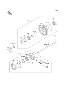  Переднее колесо