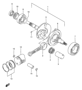 FB80 Вал коленчатый