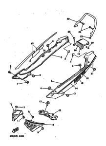 RZ350 RZ350A Боковая крышка
