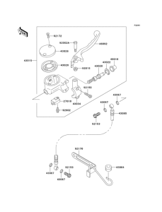VN800 Главный тормозной цилиндр