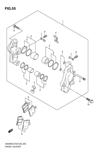 AN400 Передний суппорт