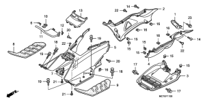 FJS600 Floor step / under cover