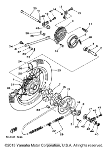 RT100K Переднее колесо