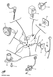 XJ600N Equipo electrico 2