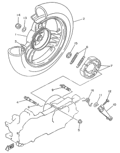 YA50R Переднее колесо
