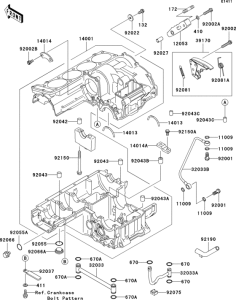 ZG1000 Картер двигателя