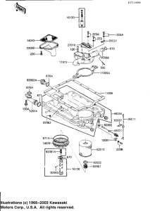 ZN1300 Oil pan / oil filter