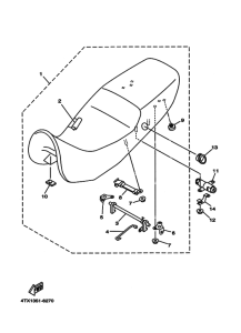 TDM850 Пружина