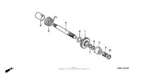 CRF80F Кик стартер