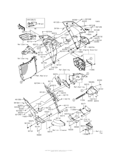 ZX1000 Cowling Lowers (Nff)