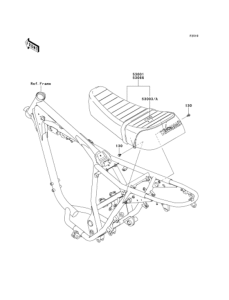 BJ250 Сиденье