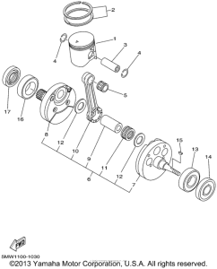  Коленчатый вал и Поршень