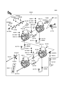 ZX636 Карбюратор