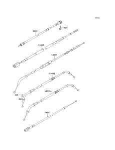 VN800 Тросы управления
