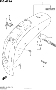 LS650 Задний бампер