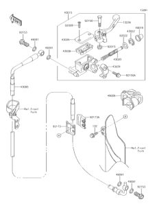  フロントマスタシリンダ