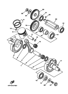 DT230 ｸﾗﾝｸｼﾔﾌﾄ. ﾋﾟｽﾄﾝ