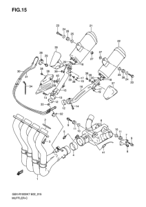 GSX-R1000 Muffler comp