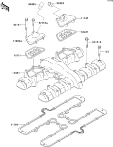 ZR750 Крышка головки цилиндров