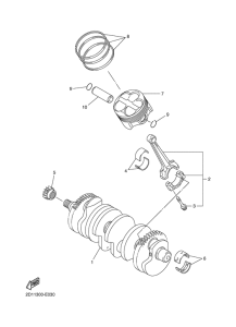 FZ1-NV Crankshaft & piston