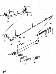 DR500 Подножки