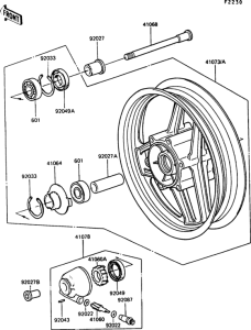 ZG1000 Переднее колесо