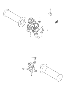 AE50 Рулевой переключатель