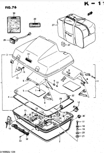 GV1400 Coffre  bagages inferieur