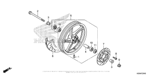 PCX150 Переднее колесо