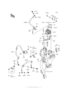 EX650 Тормозные трубки