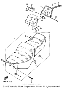 XV1100S Сиденье