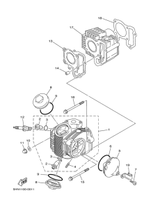 TTR90V Головка цилиндров