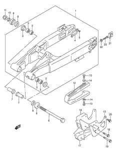 RM85 Маятник задний