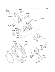 ZR1000 Задний тормоз