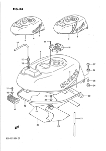 GSX-R1100 Tank fuel