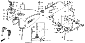 VT1100C3 Топливный бак