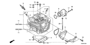 Головка цилиндров