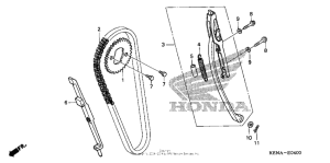 CMX250C Цепь ГРМ