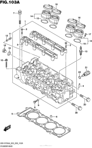GSX-S750 (ABS) Головка цилиндров