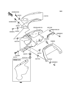 ZR1100 カウリング