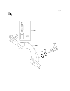  Педаль тормоза