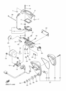XVS1300A Taillight unit ass`y