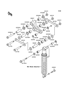 KX125 Задняя подвеска