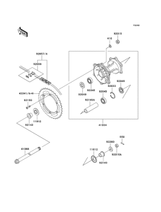  Задняя втулка
