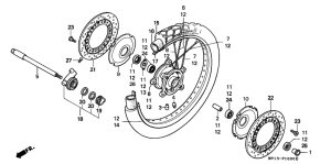 XRV750 Transom + tube