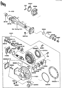 ZG1000 Drive shaft / final gear(1 / 2)