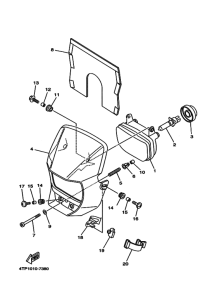 DT230 Headlight assy