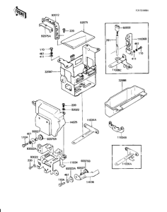 KZ1000 Battery case / tool case