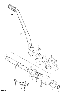 DR400 Ножной стартер